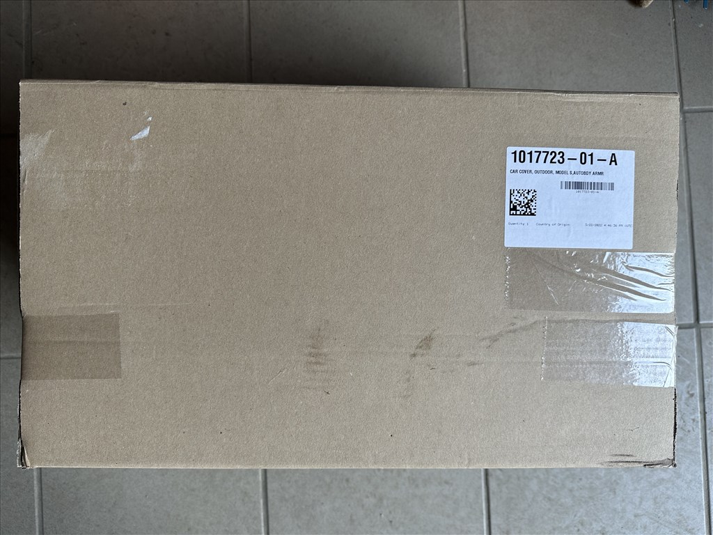 Tesla Model S kültéri takaró gyári új Model S ponyva Model S takaró 1017723-01--A 2. kép