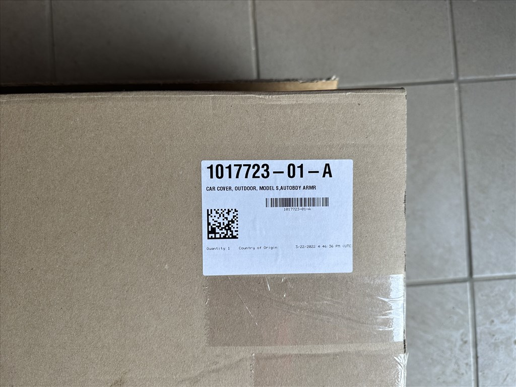 Tesla Model S kültéri takaró gyári új Model S ponyva Model S takaró 1017723-01--A 3. kép