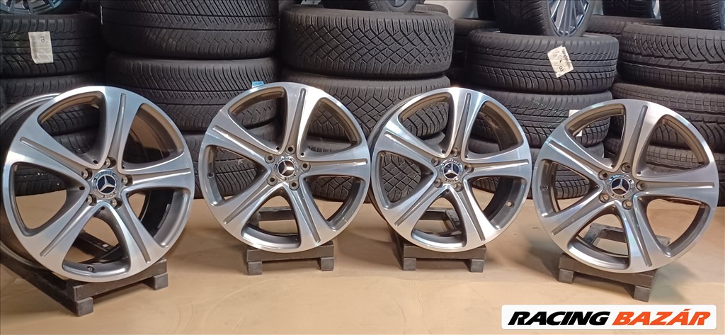 Új/demó Mercedes W213 E klasse alufelnik 5x112 8x18 ET43 4db 6. kép