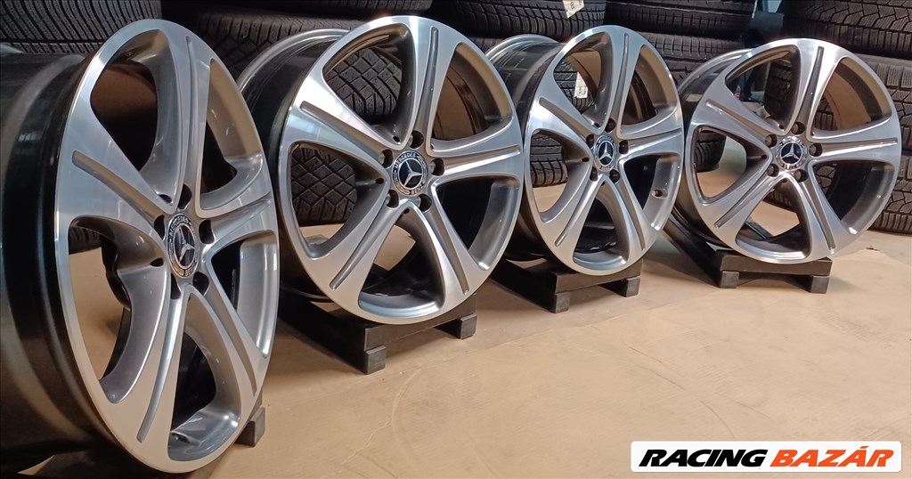  Új/demó Mercedes W213 E klasse alufelnik 5x112 8x18 ET43 4db 7. kép