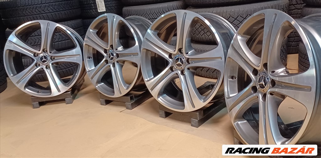  Új/demó Mercedes W213 E klasse alufelnik 5x112 8x18 ET43 4db 8. kép