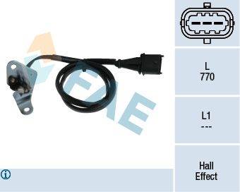 érzékelő, vezérműtengely-pozíció FAE 79106 for FIAT, ALFA ROMEO, LANCIA, OPEL, …