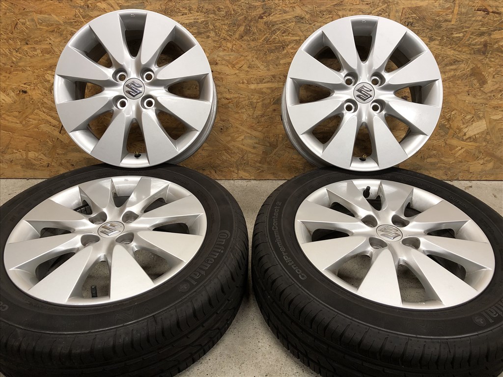  4x100 lyukosztású 5,5J 15colos (gyári felni) alufelni Suzuki Splash, Swift 15 col 1. kép