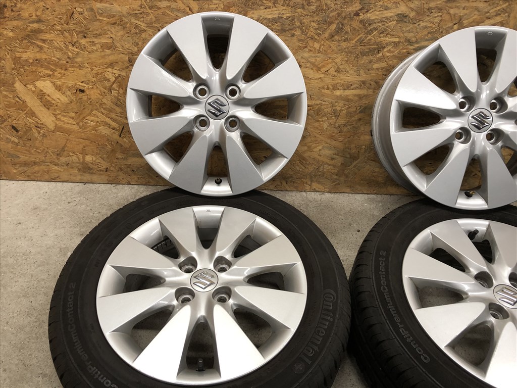  4x100 lyukosztású 5,5J 15colos (gyári felni) alufelni Suzuki Splash, Swift 15 col 3. kép