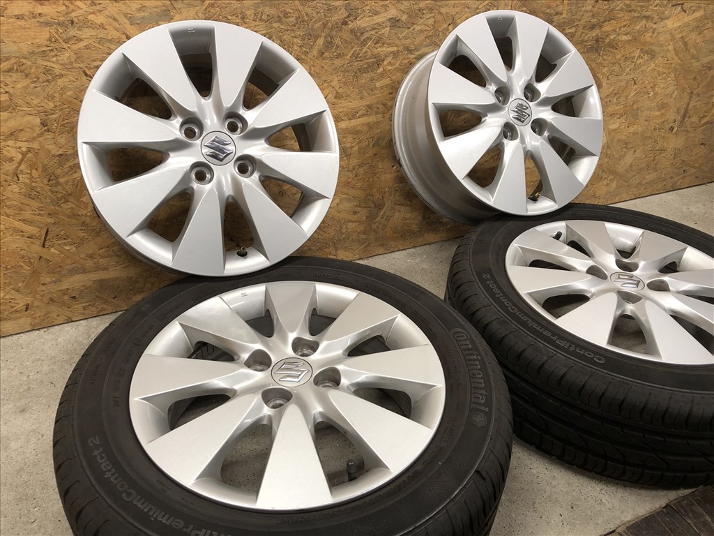  4x100 lyukosztású 5,5J 15colos (gyári felni) alufelni Suzuki Splash, Swift 15 col 6. kép