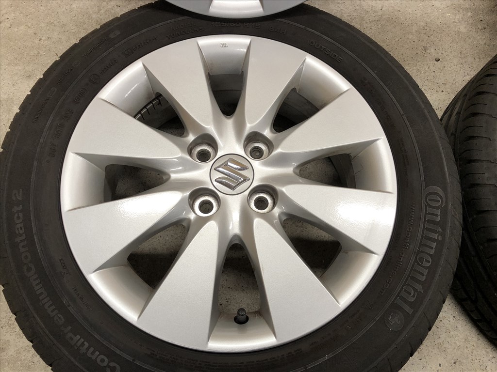  4x100 lyukosztású 5,5J 15colos (gyári felni) alufelni Suzuki Splash, Swift 15 col 9. kép