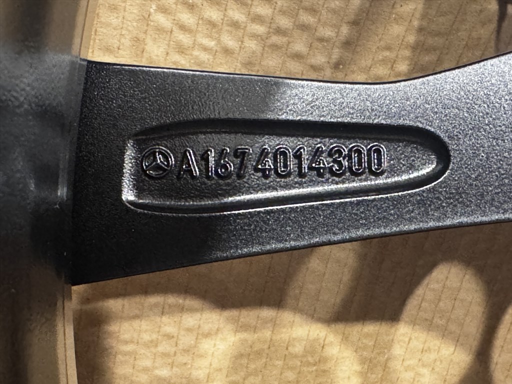 Original Mercedes 11J ET47 - A167 401 4300 / A1674014300 1db alufelni felni 6. kép
