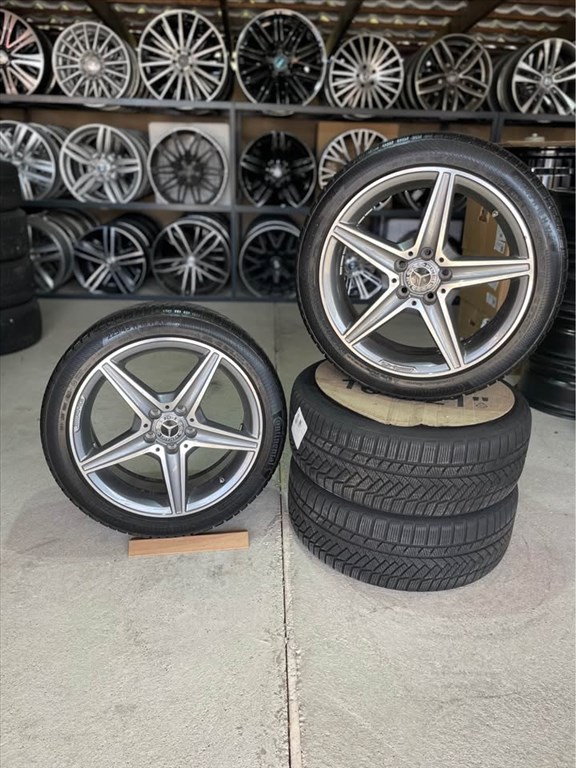  Mercedes Amg W205 gyári 18” téli alufelni 6. kép