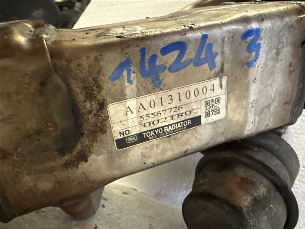 Opel Astra J 2009-2015 A17dts Egr hűtő 1.7 cdti 55567726 5. kép