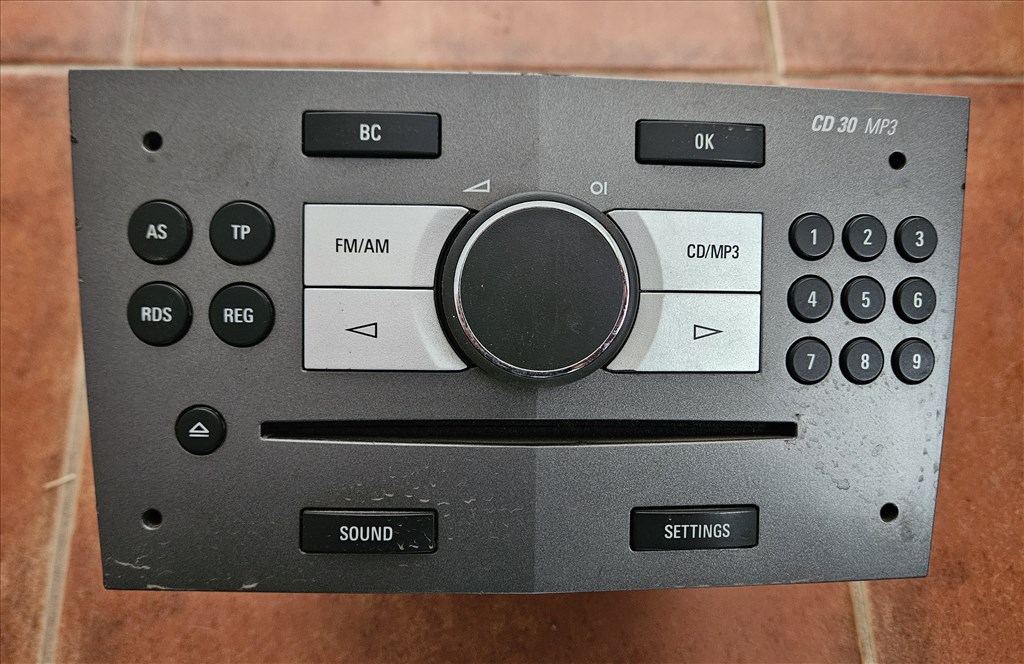 Opel Astra H, Opel Zafira B Rádió Cd 30 mp3 13251056 1. kép