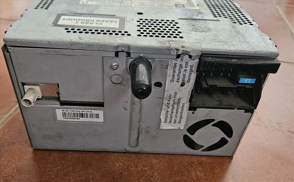 Opel Astra H, Opel Zafira B Rádió Cd 30 mp3 13251056 4. kép