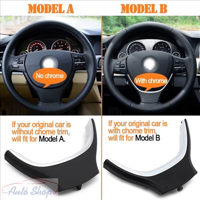 BMW F01 F10 F11 F12 F07 kormány króm betét