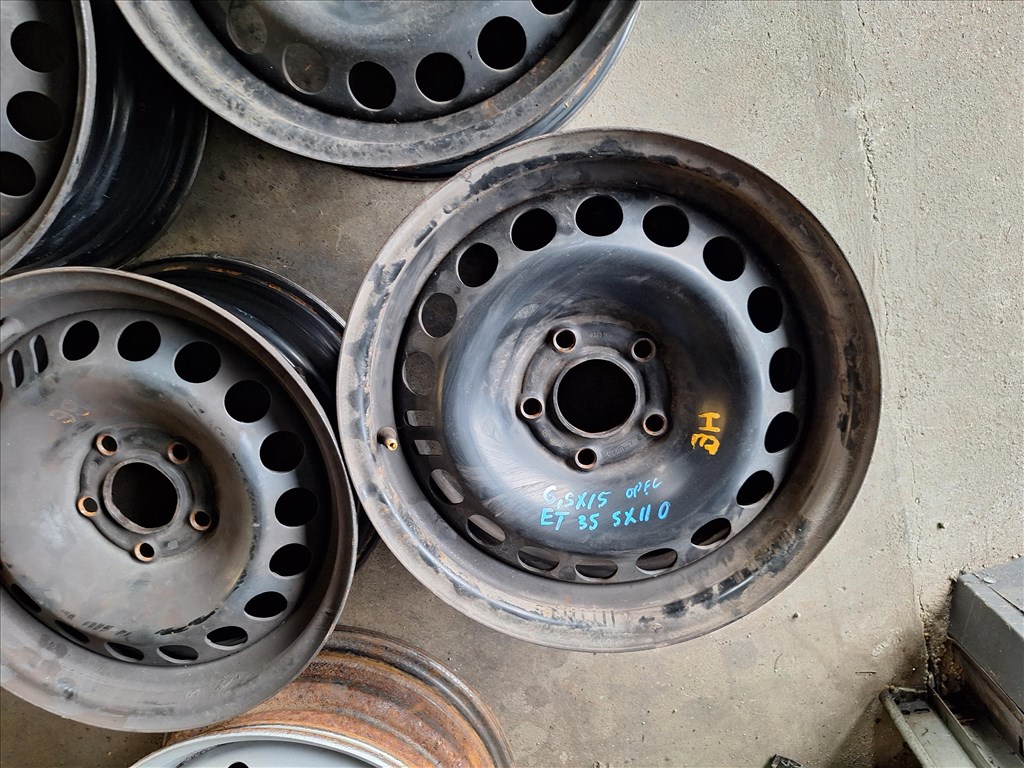  15" OPEL lemezfelni 1. kép