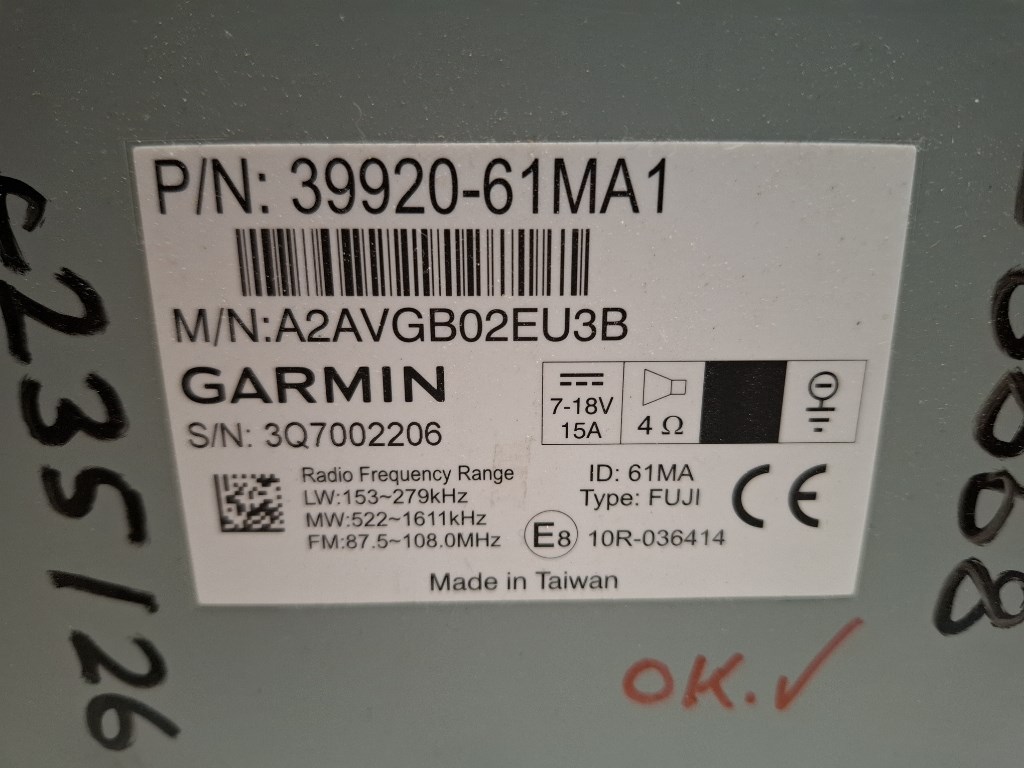 Suzuki SX4 S-Cross  Cd Rádió 3992061MA1 4. kép