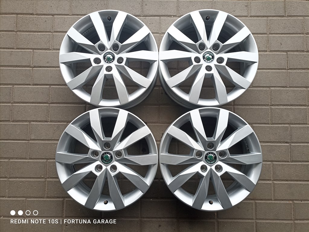 5x112 17" Skoda használt alufelni garnitúra 1. kép