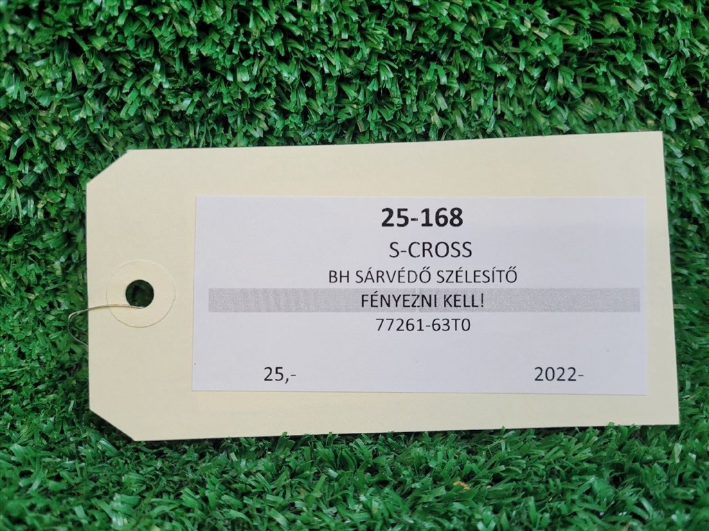 SUZUKI S-CROSS Bal hátsó Sárvédő Szélesítő 7726163T0 7726163t0l 4. kép