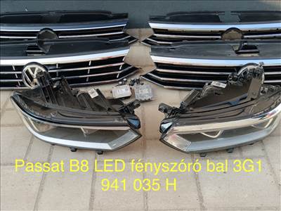 Volkswagen Passat B8 LED 1 Bal fényszóró 3G1 941 035 H