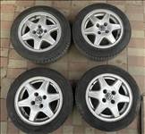 4x100 lyukosztású 14" használt BBS alufelni, rajta 175/60 újszerű Hankook nyári gumi gumi