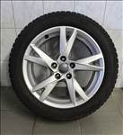 5x112 17" használt (gyári AUDI) alufelni, rajta 225/50 használt Nokian téli gumi