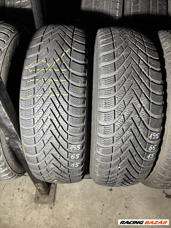 195/65 R15 Pirelli Winter Cinturato 91T | 5,5mm l 2db l DOT4718 1. kép