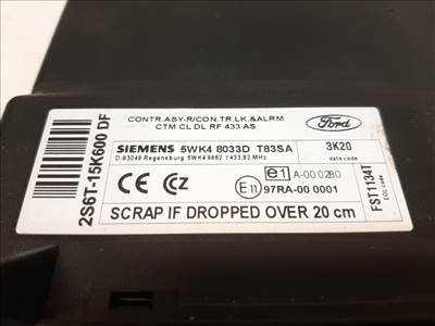 Ford Fusion  komfort elektronika 2S6T15K600DF 5WK48033D