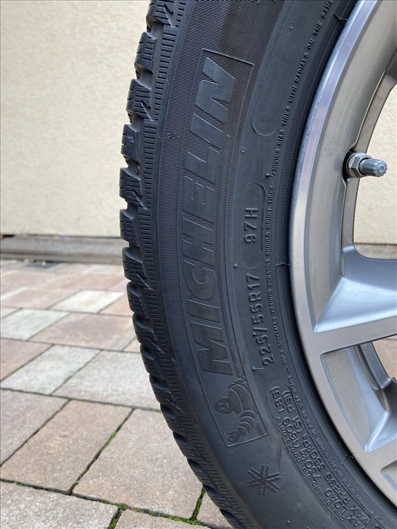  225/5517" használt Michelin Alpin5 téli gumi 4db 5. kép