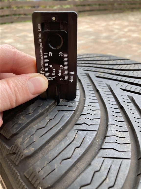  225/5517" használt Michelin Alpin5 téli gumi 4db 8. kép