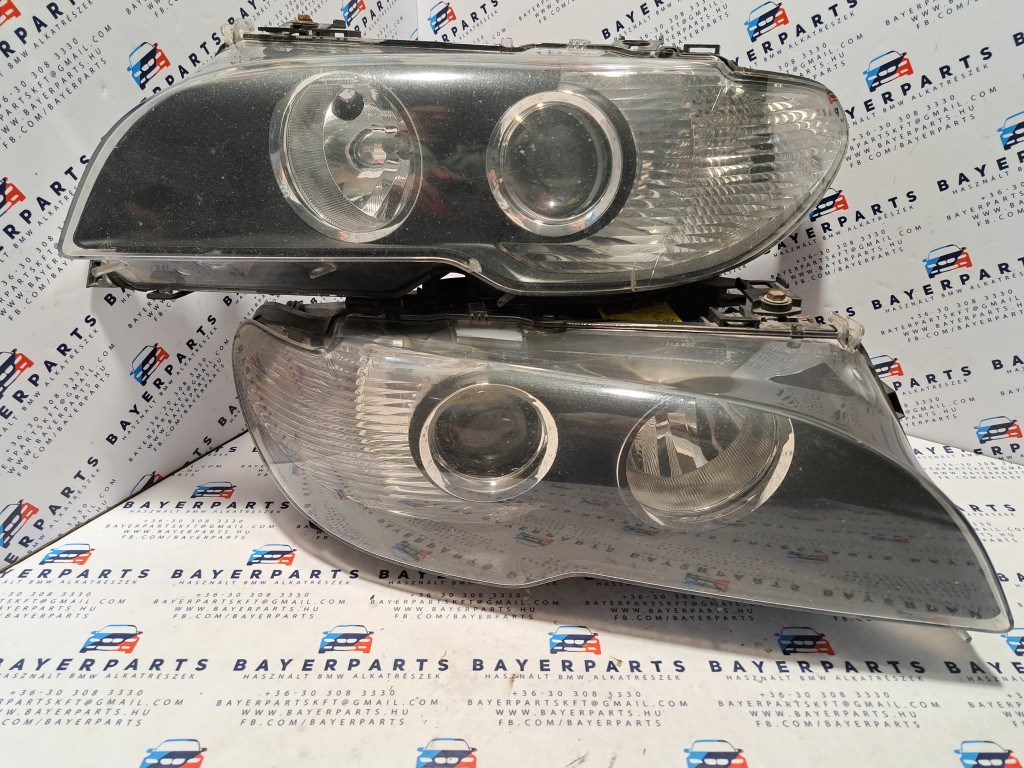 BMW E46 coupe cabrio facelift gyári xenon lámpa fényszóró - foglalkozós 1. kép
