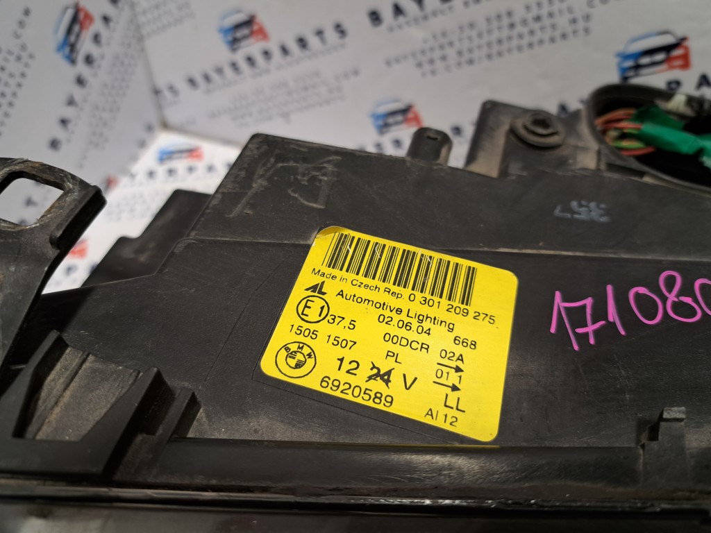 BMW E46 coupe cabrio facelift gyári xenon lámpa fényszóró - foglalkozós 10. kép