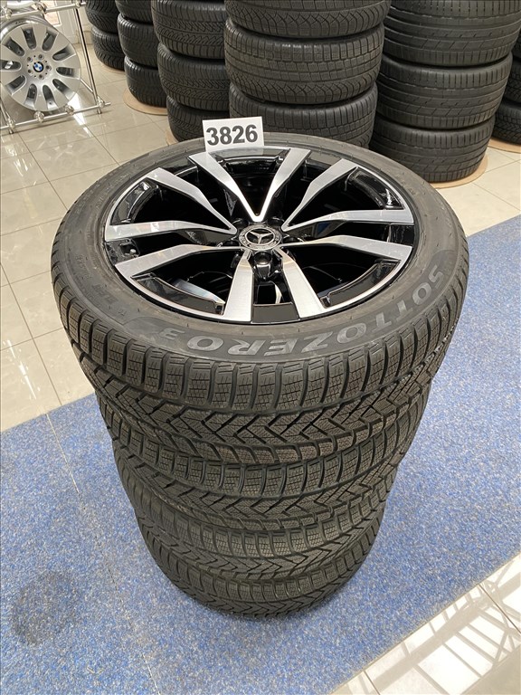 (3826) Mercedes 19 gyári alufelni felni, 5x112, 255/45 gumi, S W223 4. kép