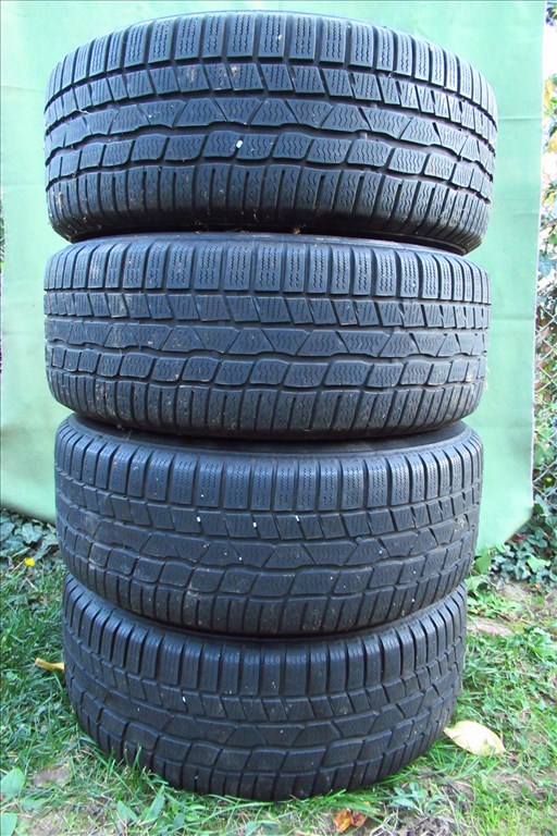  5x112 Borbet Alufelni  225/55 R16 Continental Téli gumi garnitúra  3. kép