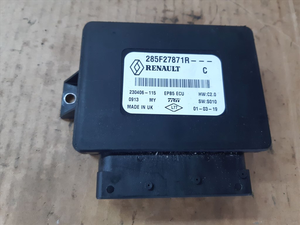 Renault Kadjar Kézifék Vezérlõ 285F27871R 1. kép