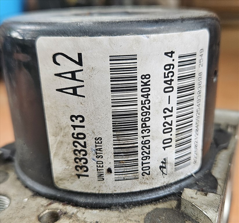 Opel Astra J 1.6 Turbo ABS kocka AA2 13332613 4. kép