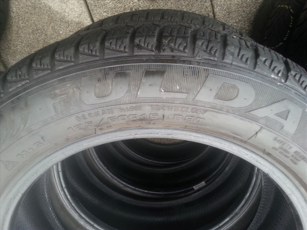  185/60R15 Fulda használt téli gumi garnitúra 5. kép
