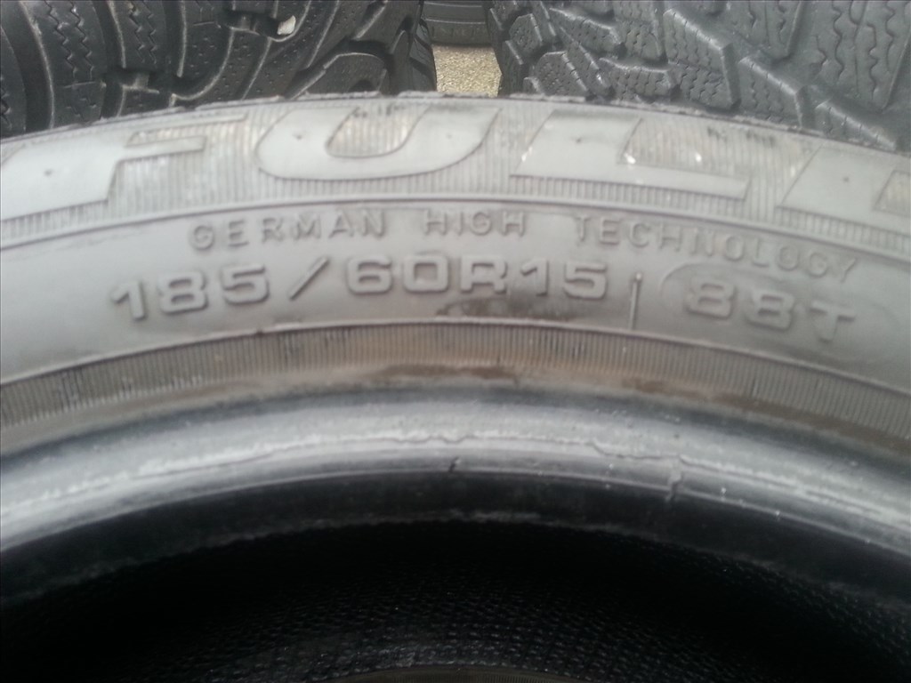  185/60R15 Fulda használt téli gumi garnitúra 6. kép