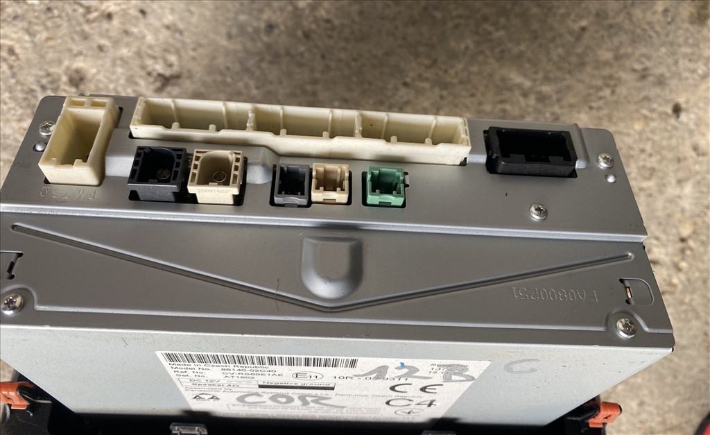 Toyota Corolla (E210) navigáció fejegység  8614002c40 3. kép