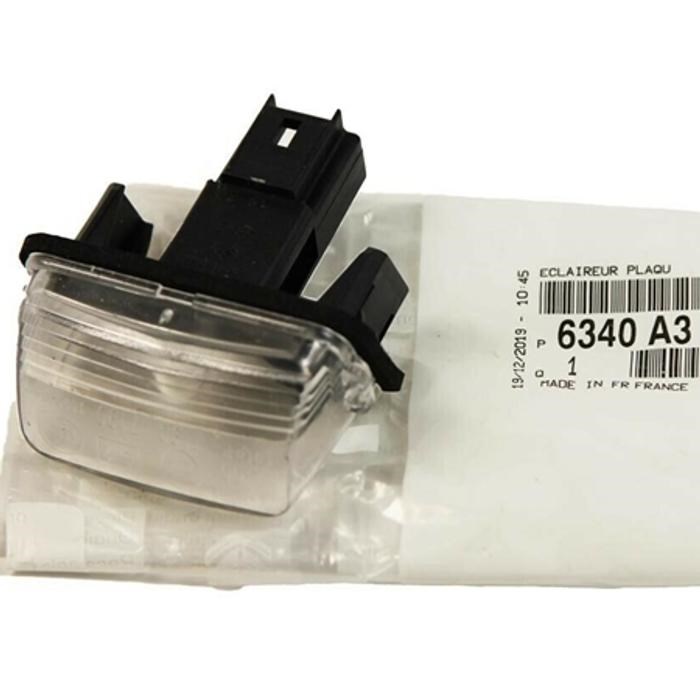 Peugeot 307 gyári új rendszámtábla világítás 2002-2009-ig 1. kép