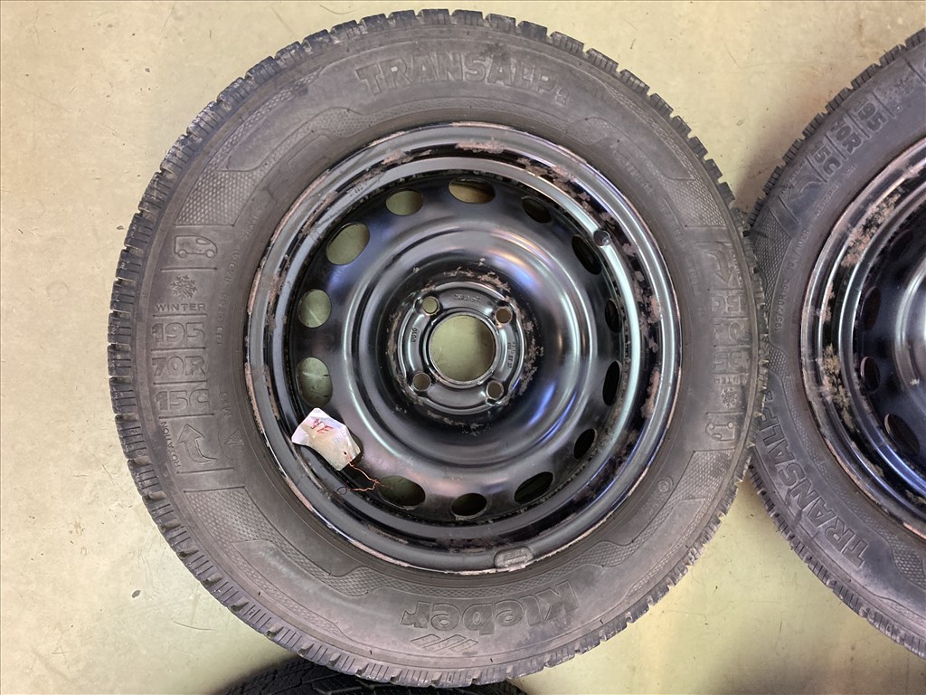  Citroen Berlingo, Peugeot Partner Téli Kerékszett. 6,5x15ET27, 4x108, 195/70R15C  3. kép