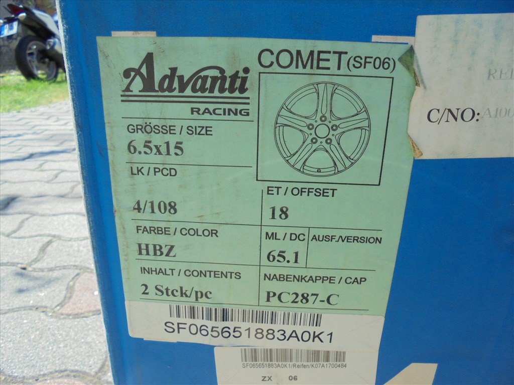 Új 15-ös 4 x 108-as Advanti Racing alufelni eladó 3. kép