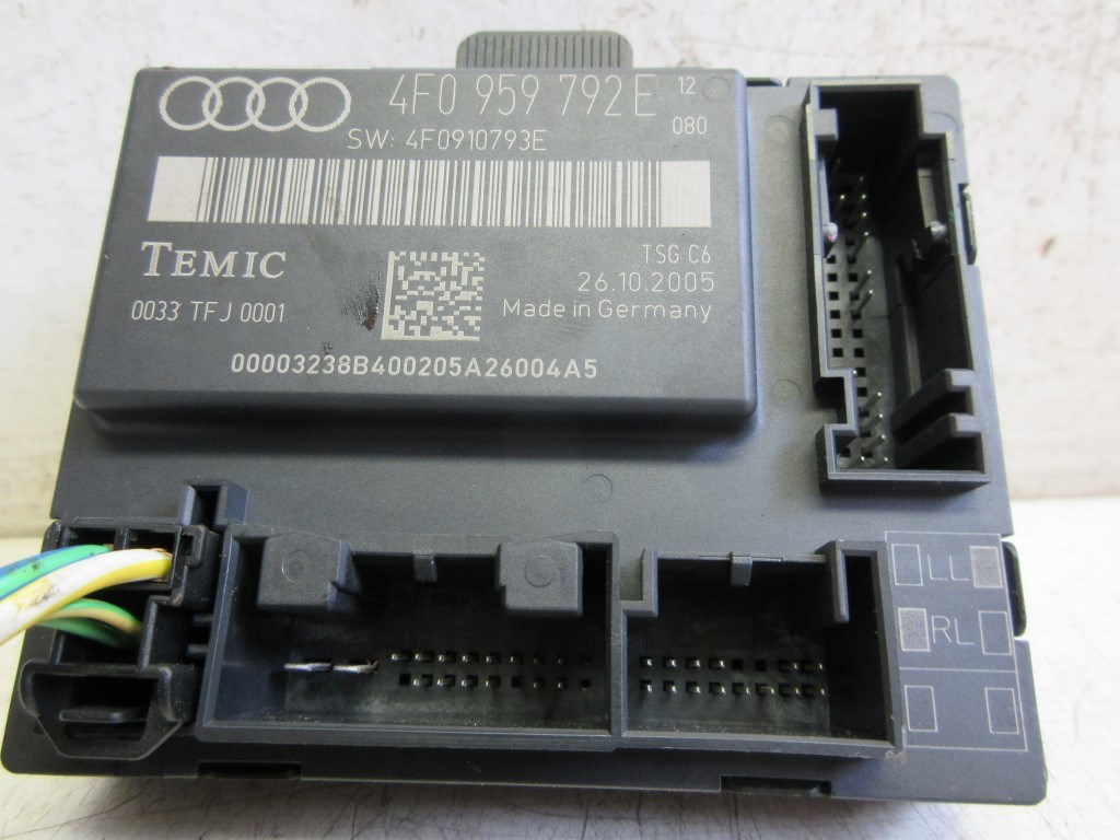 Audi A6 (C6 4f) bal elsõ ajtó elektronika 4F0959792E 2. kép
