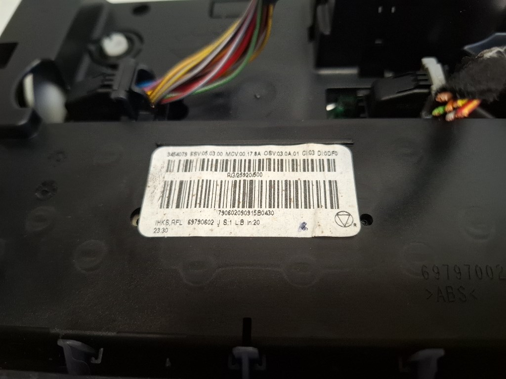 Mini cooper (R56) ablakemelõ kapcsoló 3454079 3. kép