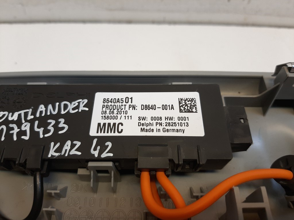 Mitsubishi Outlander  riasztóultrahangérzékelõ 8640A501 6. kép