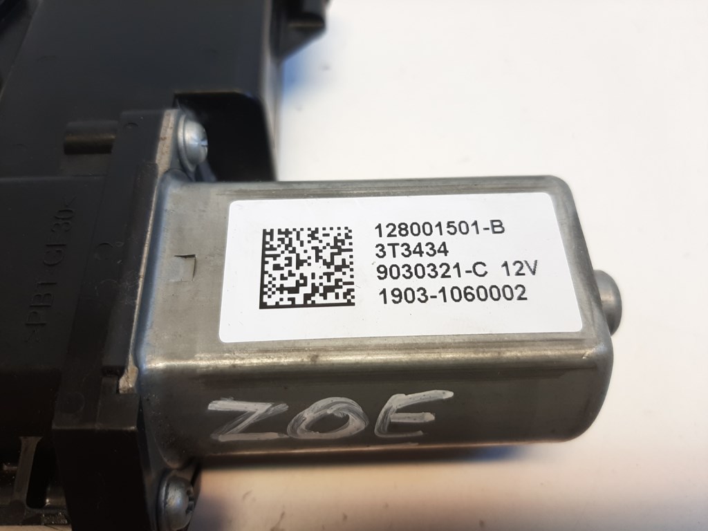 Renault Zoe bal elsõ ablakemelõ motor 128001501B 3. kép