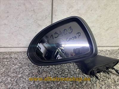 Opel Corsa E, Corsa D bal visszapillantó tükör 3 vezetékes - ezüst