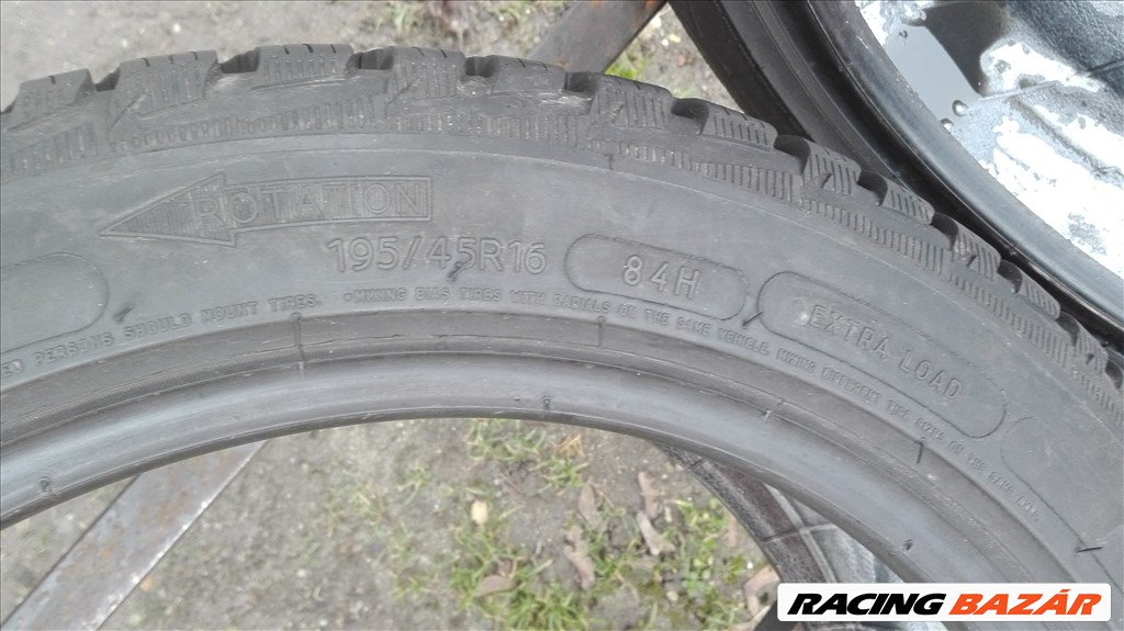 195/45R16 Michelin téli gumi 2db 195/45 r16 5. kép