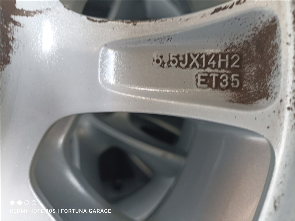 4x98 14" Ford használt alufelni garnitúra 8. kép