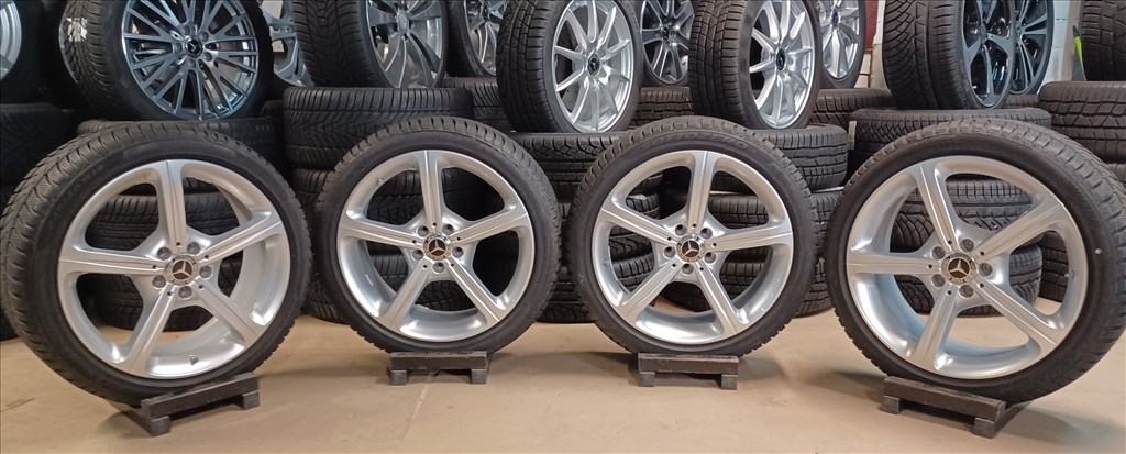 Mercedes W257 CLS 5x112 8x19 245/40 R19 téli gumikkal 4db 6. kép