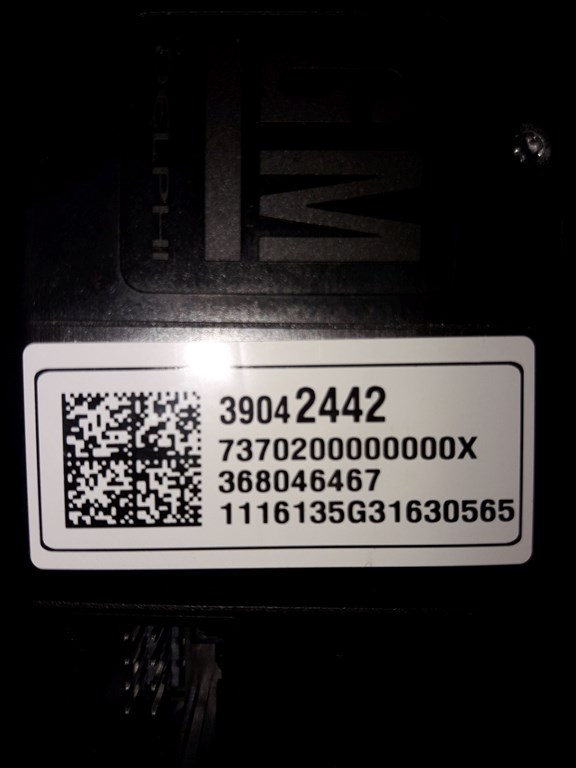 Opel Astra K Fûtéskapcsoló 39042442 3. kép