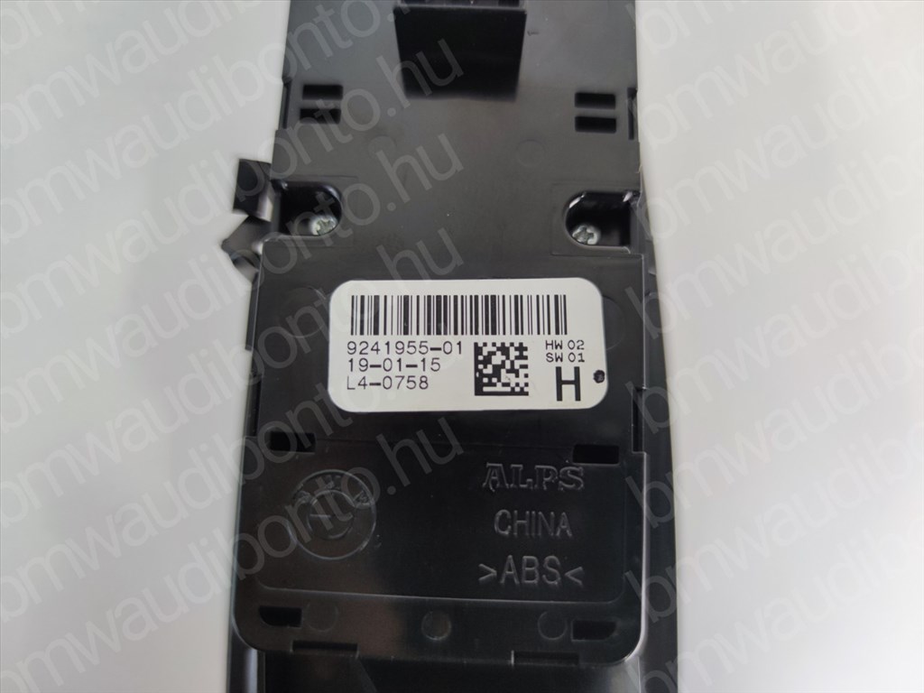 BMW 5 (F10) Sofőr oldali (négyes / kettes) elektromos ablakemelő kapcsoló (9241955, 61319241955, 61319238239, 61319179913) 2. kép