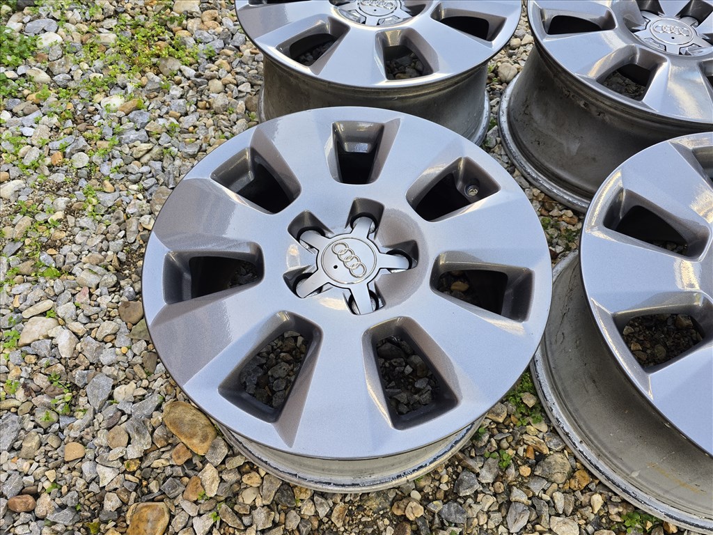  16-os, 5x112-es újszerű gyári Audi alufelni 5. kép